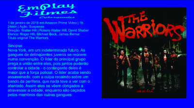The Warriors - Os Selvagens da Noite (1979) # Os Guerreiros # Filme de Gangues