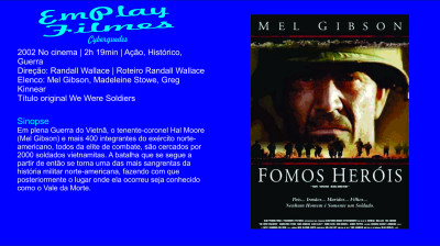 Fomos Herois (2002) # Guerra # Mel Gibson, Madeleine Stowe, Greg Kinnear
