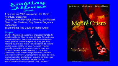 O Conde De Monte Cristo (2002) # Aventura, Suspense, Drama