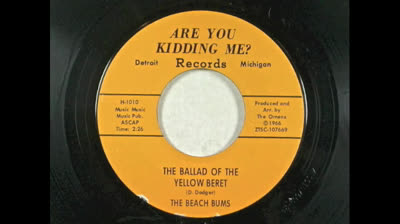 Beach Bums (1966) - The Ballad Of The Yellow Beret