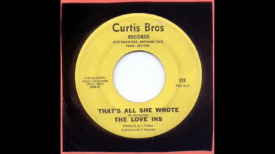 LOVE INS (1967) - THAT'S ALL SHE WROTE