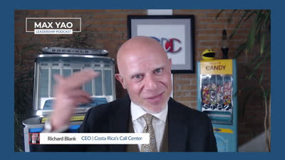 Max Yao Leadership Podcast.  Richard Blank on Telemarketing & Communication. Episode 22