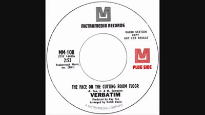 Verbatim (1969) - The Face On The Cutting Room Floor
