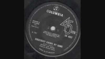 Barry Lee Show (1967) - Everybody Knows My Name