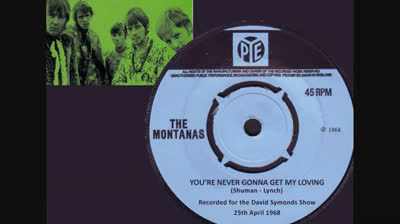 Montanas (1968) - You're Never Gonna Get My Lovin' (BBC recording)